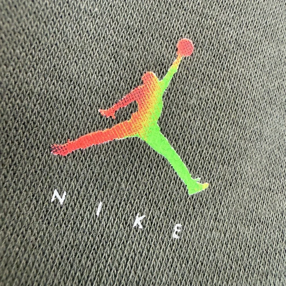 Nike Jordan Flight MVP Jogger Pants Mens XL‎ Fleece Big Logo Olive Green NEW NWT